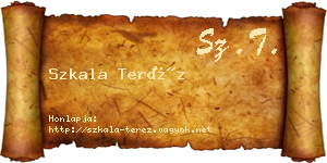 Szkala Teréz névjegykártya